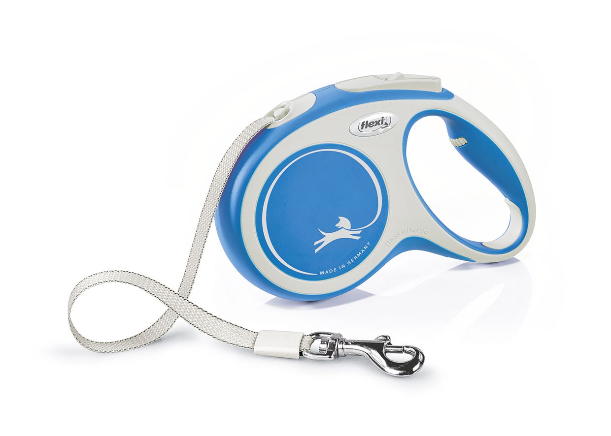 Flexi New Comfort Tape Dog Leash - BLUE S/5M