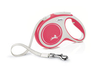 Thumbnail for Flexi New Comfort Tape Dog Leash - RED L/8M