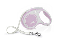 Thumbnail for Flexi New Comfort Tape Dog Leash - ROSE S/5M