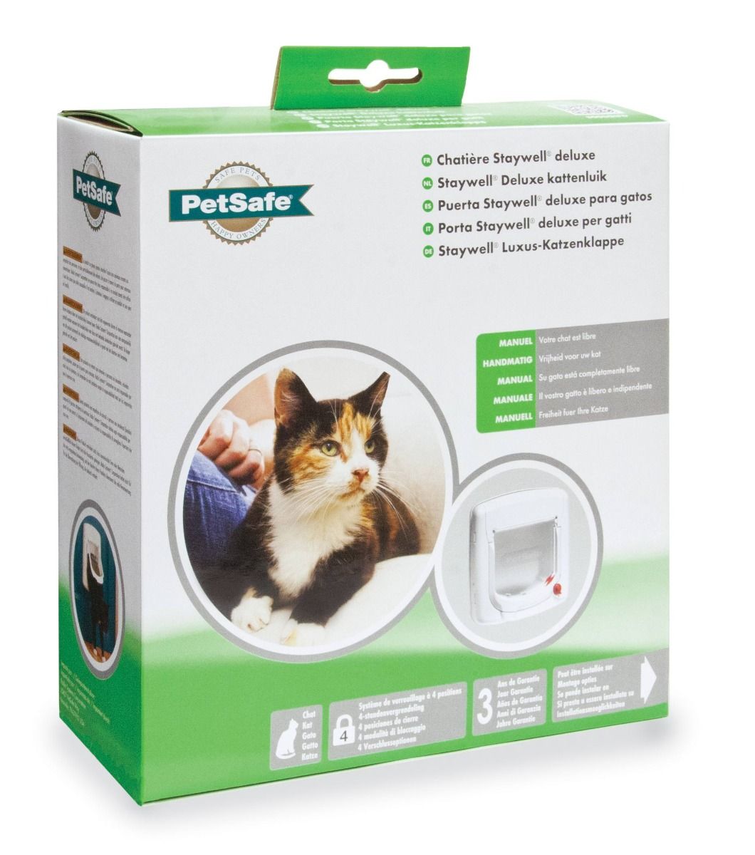 Petsafe Staywell Big Cat/Small Dog Door 4 Way - WHITE