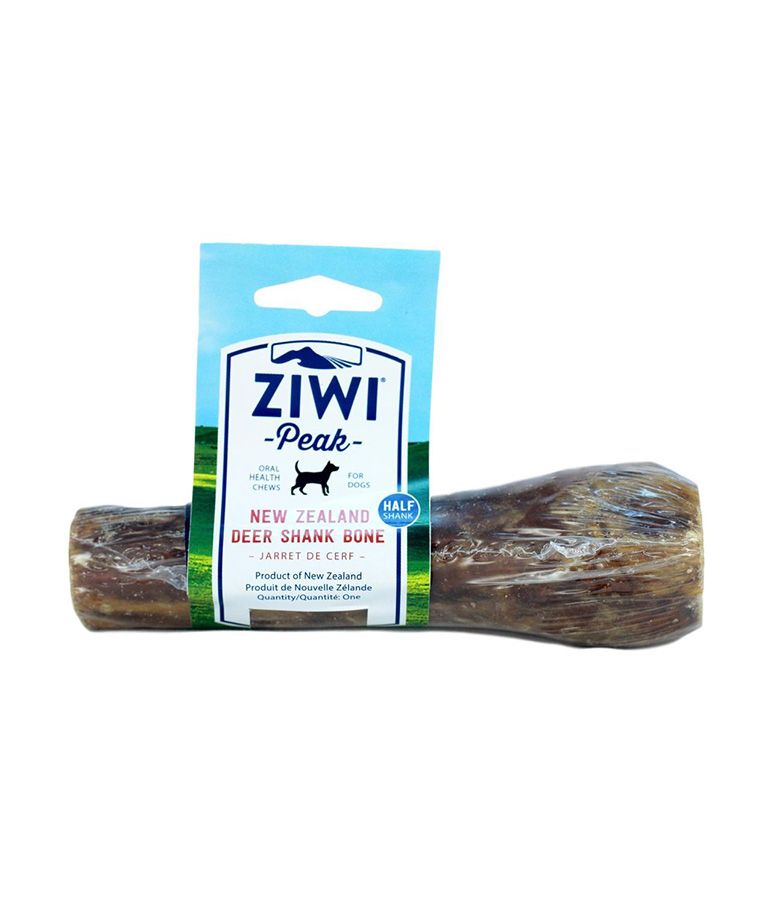 ZIWI Peak Venison Deer Shank Bone Dog Treats - HALF