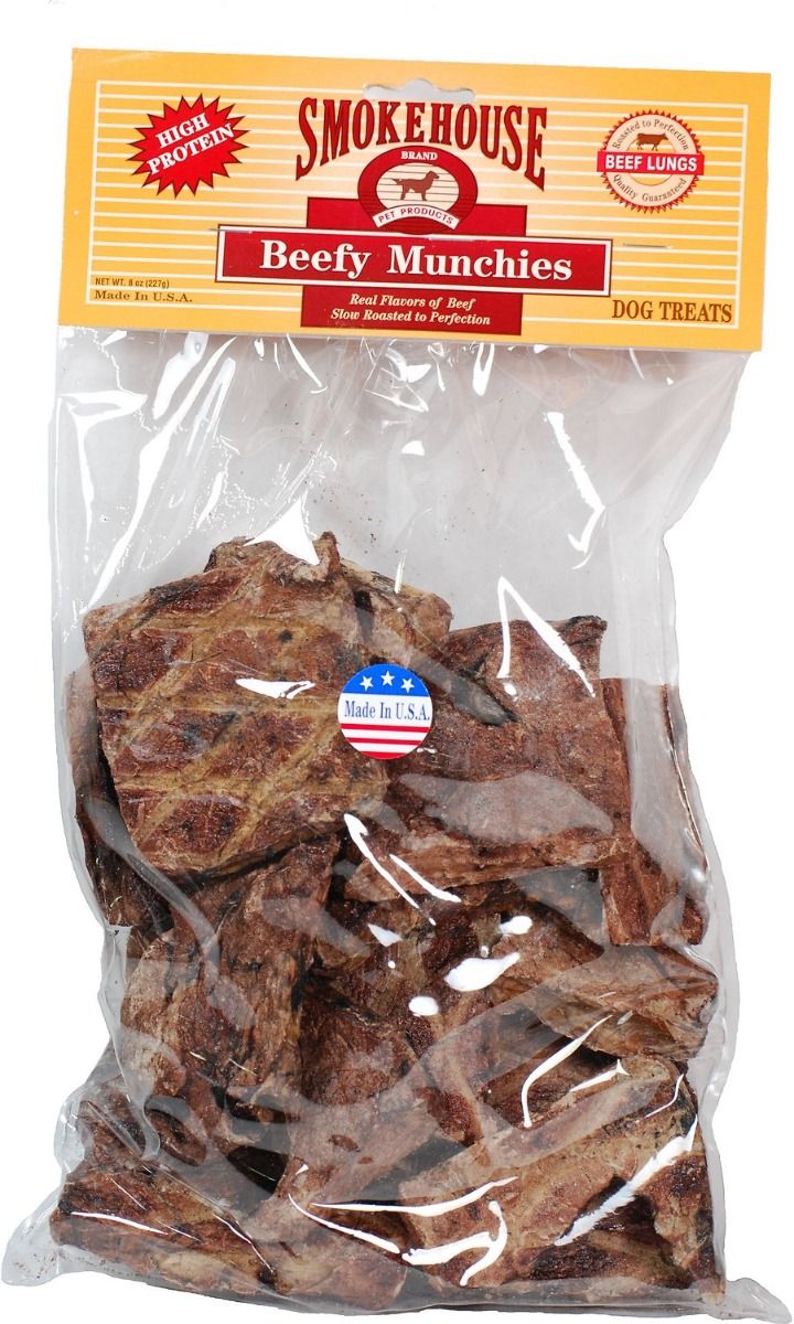 Smokehouse Beefy Munchies Dog Treats - 8OZ