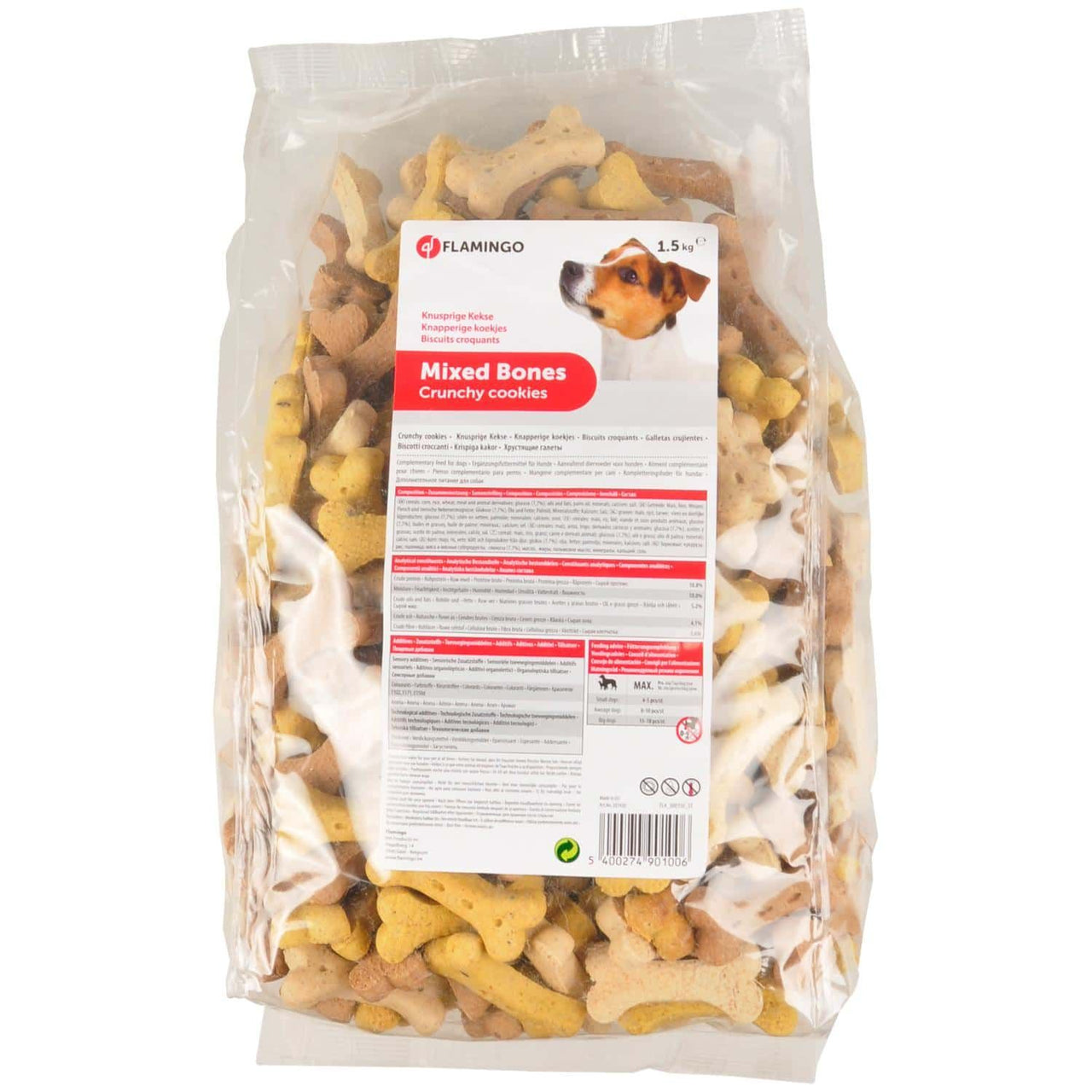 Flamingo Mixed Bones Crunchy Cookies - 1.5KG