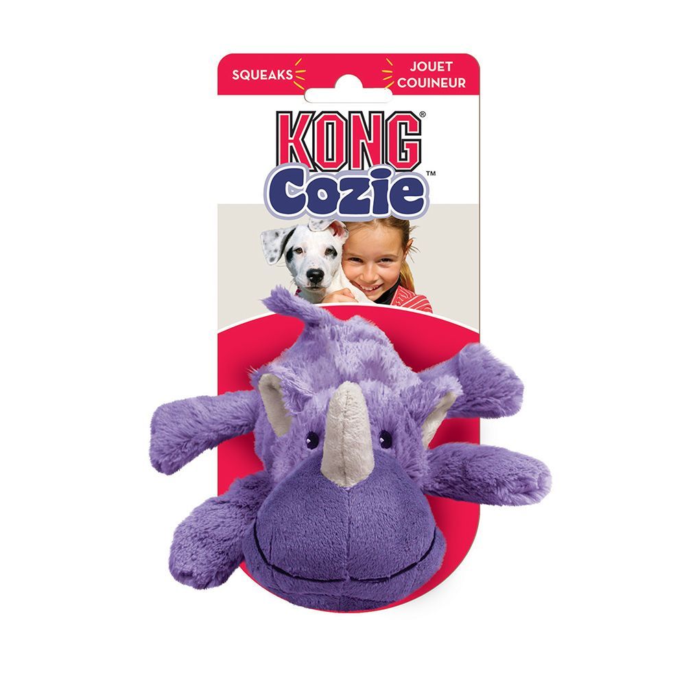 Kong Cozie Rosie Rhino Dog Toy - M