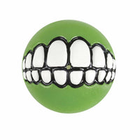 Rogz Grinz Ball Dog Toy - LIME M