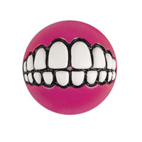 Rogz Grinz Ball Dog Toy - Pink L
