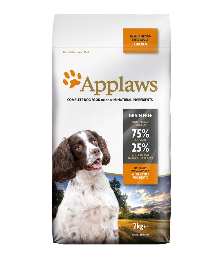 Applaws Chicken Small & Medium Breed Adult Dry Dog Food - 2kg