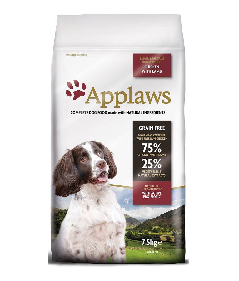 Applaws Chicken with Lamb Small & Medium Breed Adult Dry Dog Food - 7.5kg