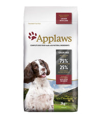 Thumbnail for Applaws Chicken with Lamb Small & Medium Breed Adult Dry Dog Food - 15KG