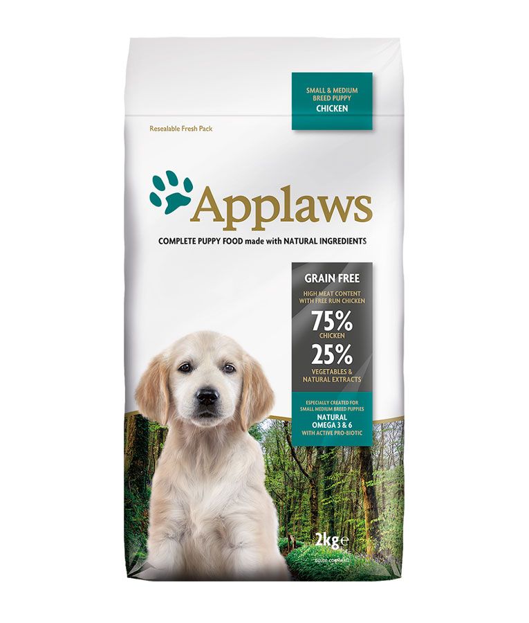 Applaws Chicken Small & Medium Breed Dry Puppy Food - 2KG