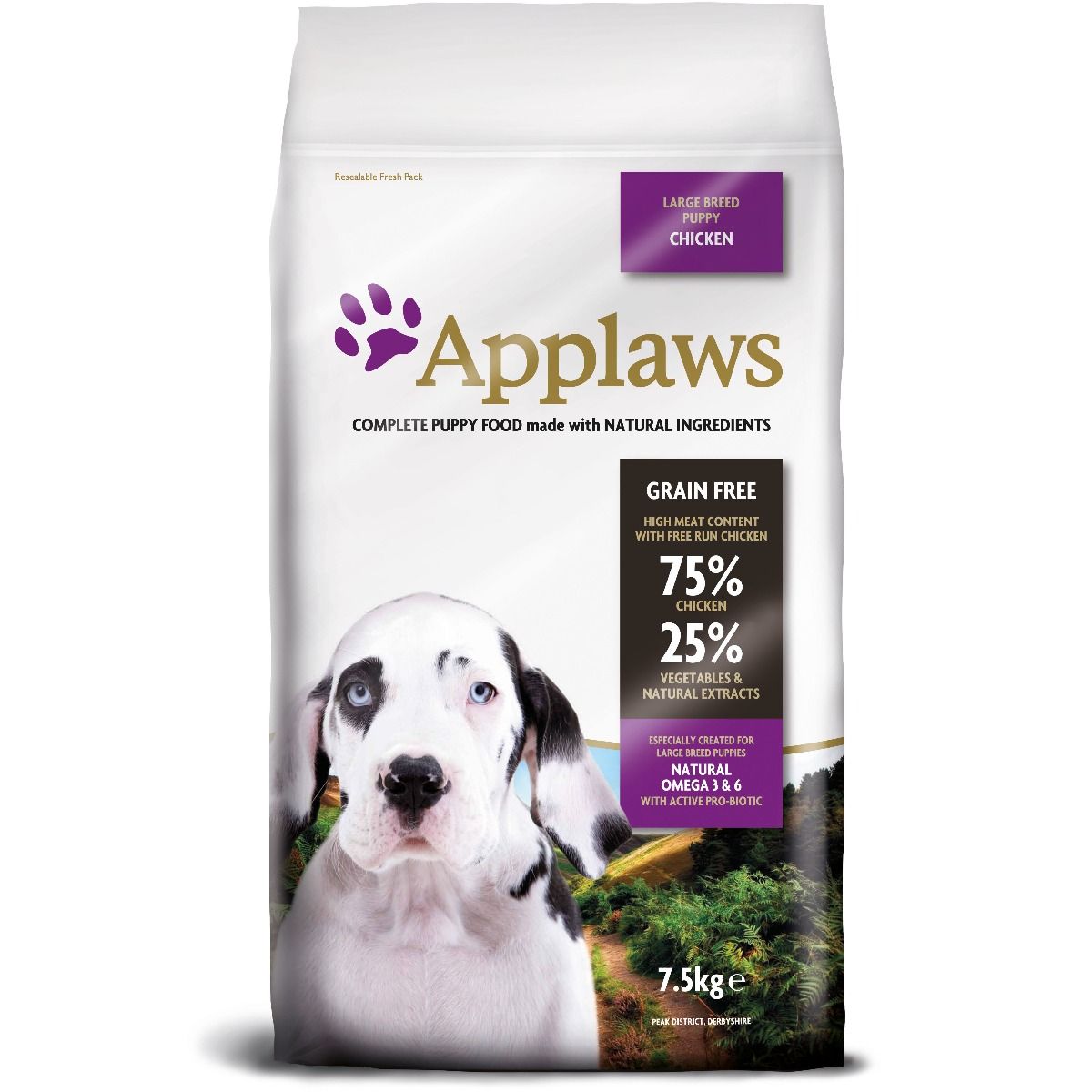 Applaws Chicken Large Breed Dry Puppy Food - 7.5kg