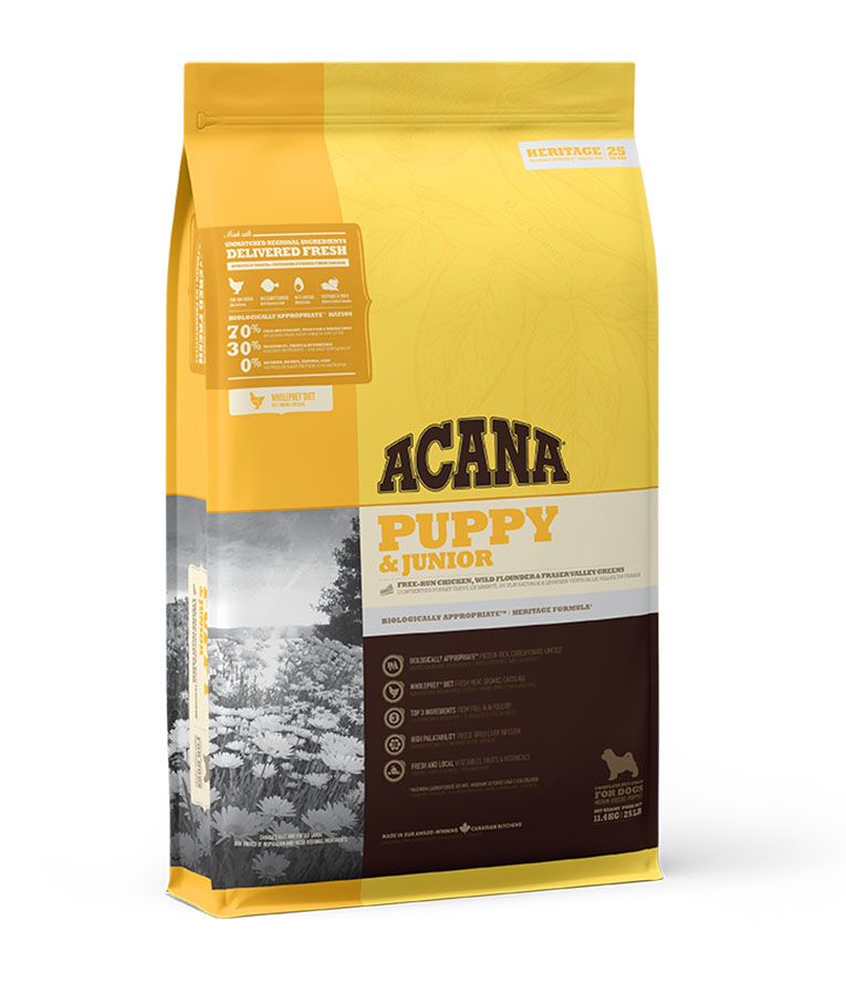 Acana Puppy Recipe Medium Breed Dry Dog Food - 6KG