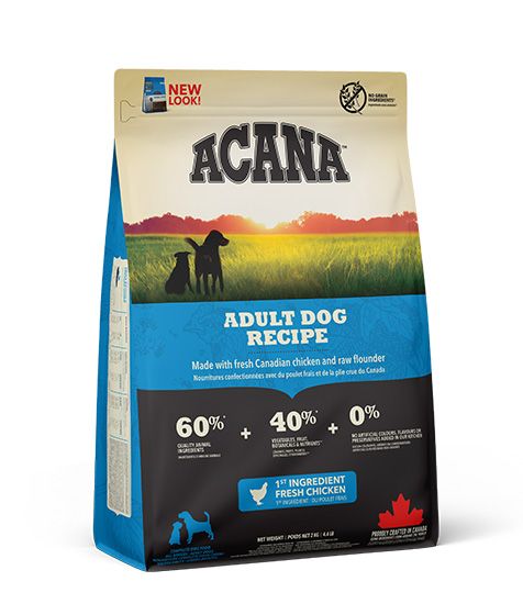 Acana Adult Recipe Dry Dog Food - 11.4kg