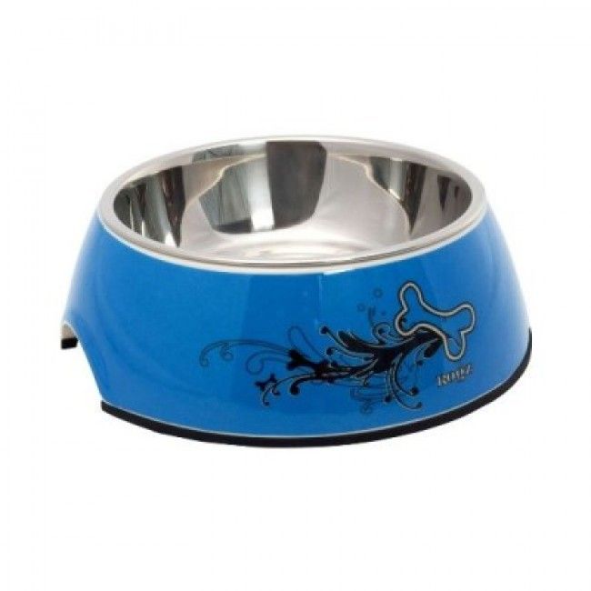 Rogz Turquoise Chrome Bubble Dog Bowl - 700ML
