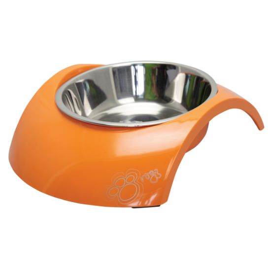 Rogz Luna Dog Bowl - ORANGE 350ML