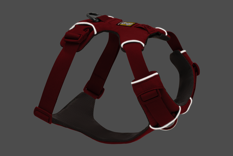 Ruffwear Front Range Padded Dog Harness - Red Canyon Medium