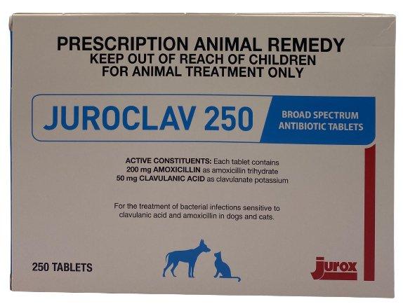 JUROCLAV TAB 250MGX10FOLX25 AU/NZ