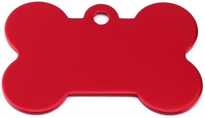ID Tag Bone Small Anodized Aluminum - Black