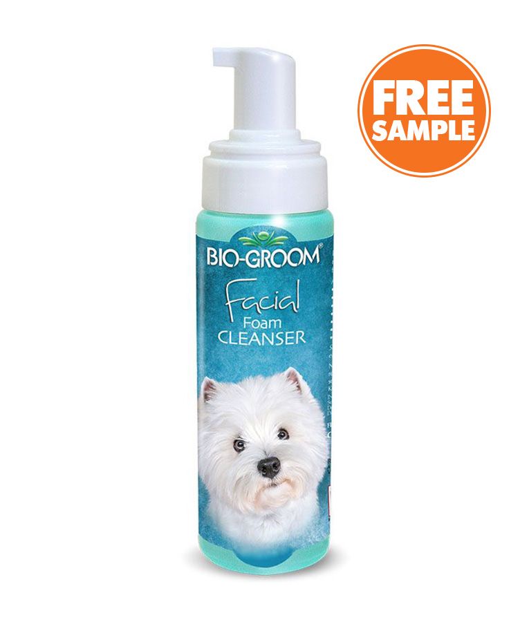 Bio-Groom Facial Foam Dog Cleanser 8oz - 8 oz.