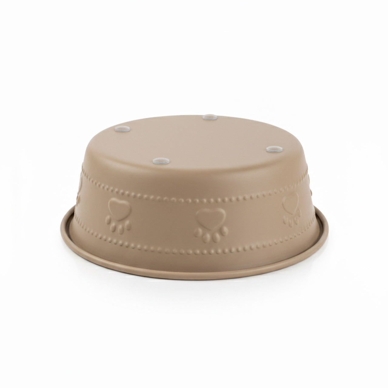 Premium Bowl Paw Embossed – Brown - 470 ML