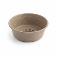 Thumbnail for Premium Bowl Paw Embossed – Brown - 470 ML