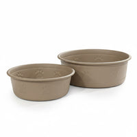 Thumbnail for Premium Bowl Paw Embossed – Brown - 950 ML