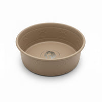 Thumbnail for Premium Bowl Paw Embossed – Brown - 950 ML