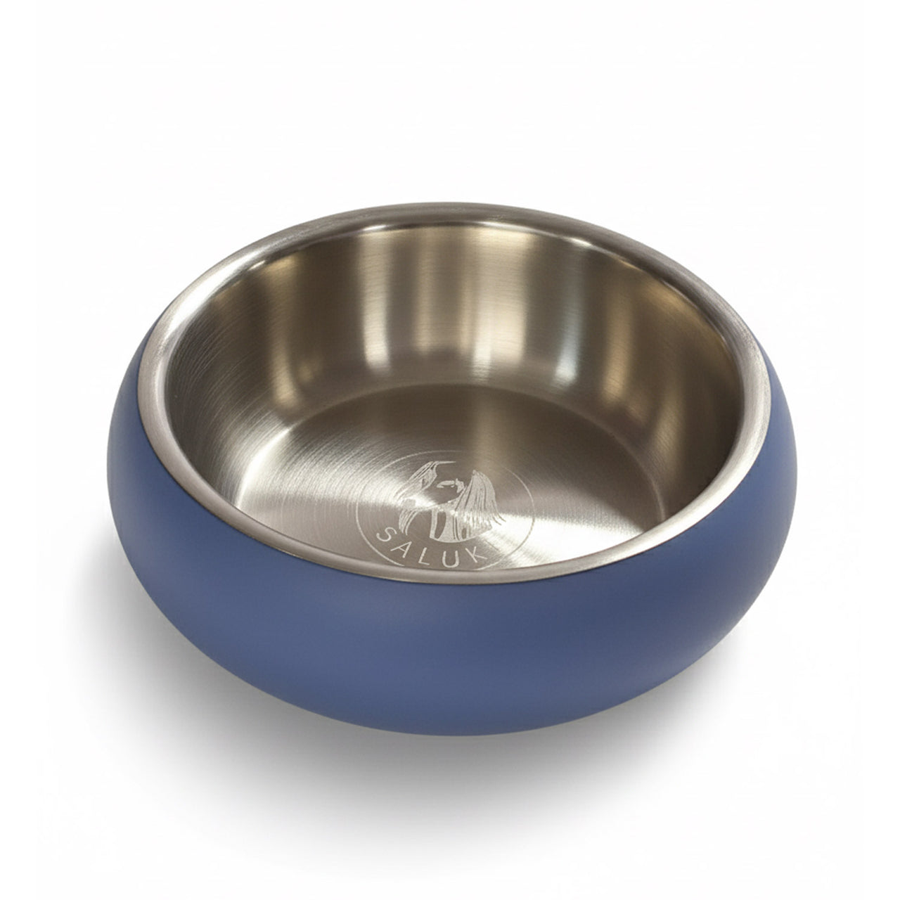 Double Wall Bowl Belly with Non-Slip Base – 1240 ml - light-blue