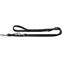Hunter Double Training Dog Leash - Black 25/200