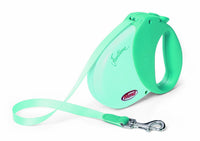 Thumbnail for Flexi Funtime Retractable Dog Leash - Turquoise XS