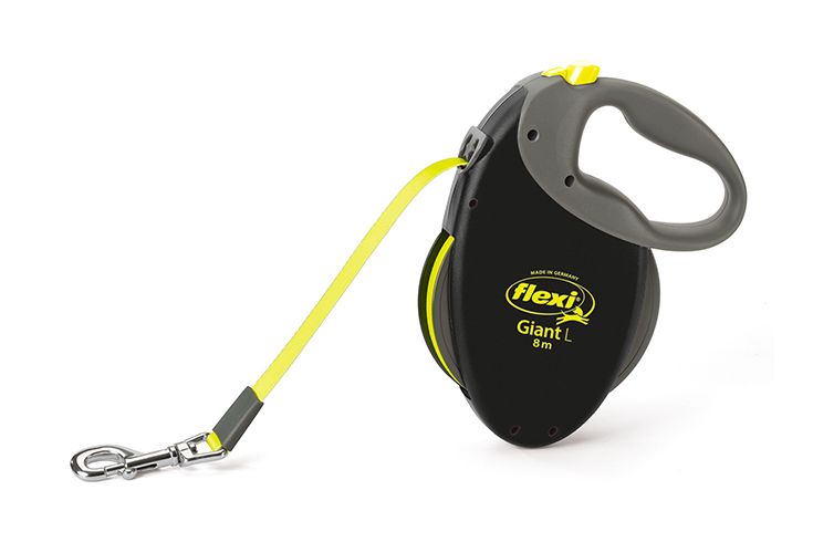 Flexi Giant Neon Retractable Dog Leash - NEON L/8M