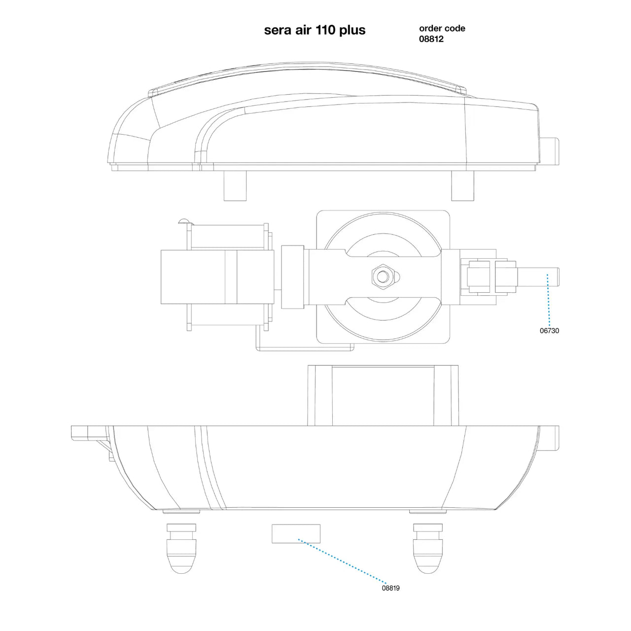 Sera Air Pumps [Model - 110+]