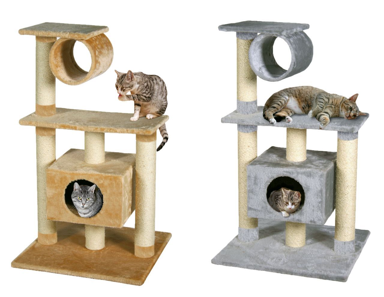 Flamingo Teide Cat Scratching Post - BEIGE