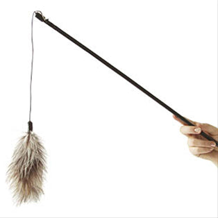 Flamingo Feather Boa Wand Cat Toy - 60CM
