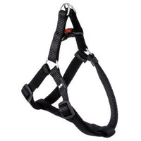 Thumbnail for Flamingo Art Sportiv Nylon Dog Harness - BLACK 10MM