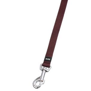 Flamingo Art Sportiv Nylon Dog Leash - BROWN 20MM