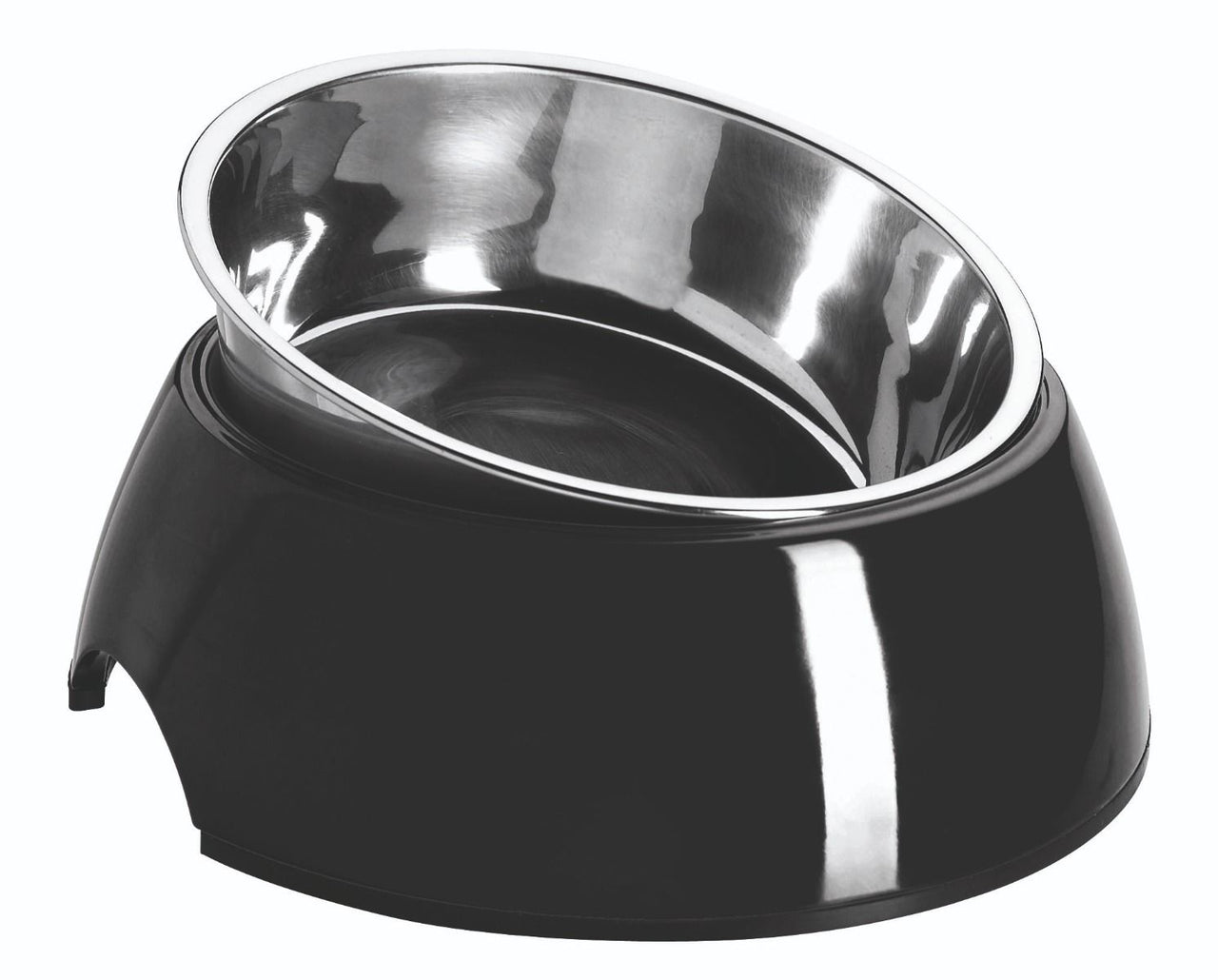 Hunter Melamine Black Dog Bowl - 160ML