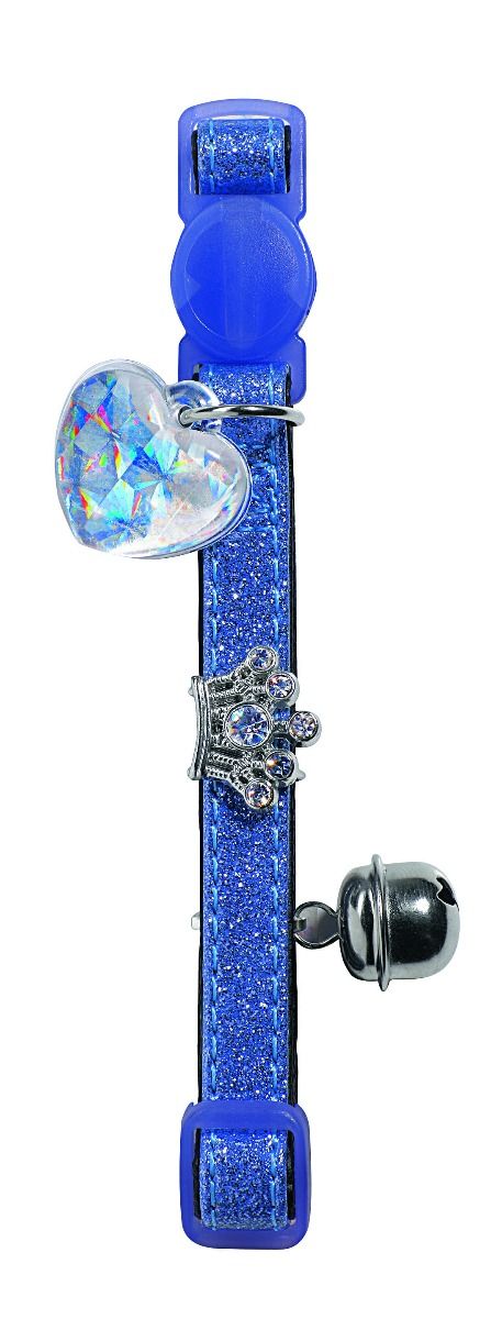 Hunter Crown with Bell Cat Collar - BLUE