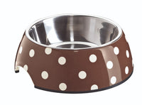 Thumbnail for Hunter Melamine Dots Dog Bowl - 700ML