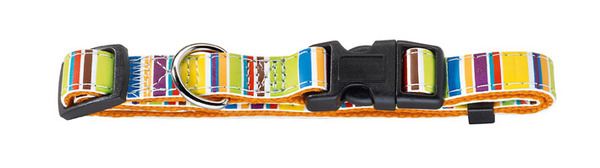 Hunter Fancy Stripes Dog Collar - Small