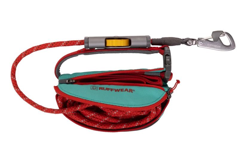 Ruffwear Hitch Hiker Dog Portable Hitch & Leash Combo - Aurora Teal