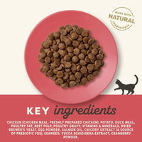 Thumbnail for Applaws Chicken with Duck Adult Dry Cat Food - 2kg