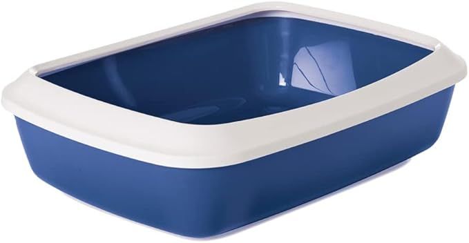 Savic Iriz Cat Litter Tray with Rim - LIME GREEN 50CM