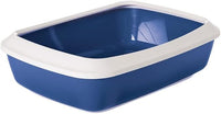 Savic Iriz Cat Litter Tray with Rim - LIME GREEN 50CM