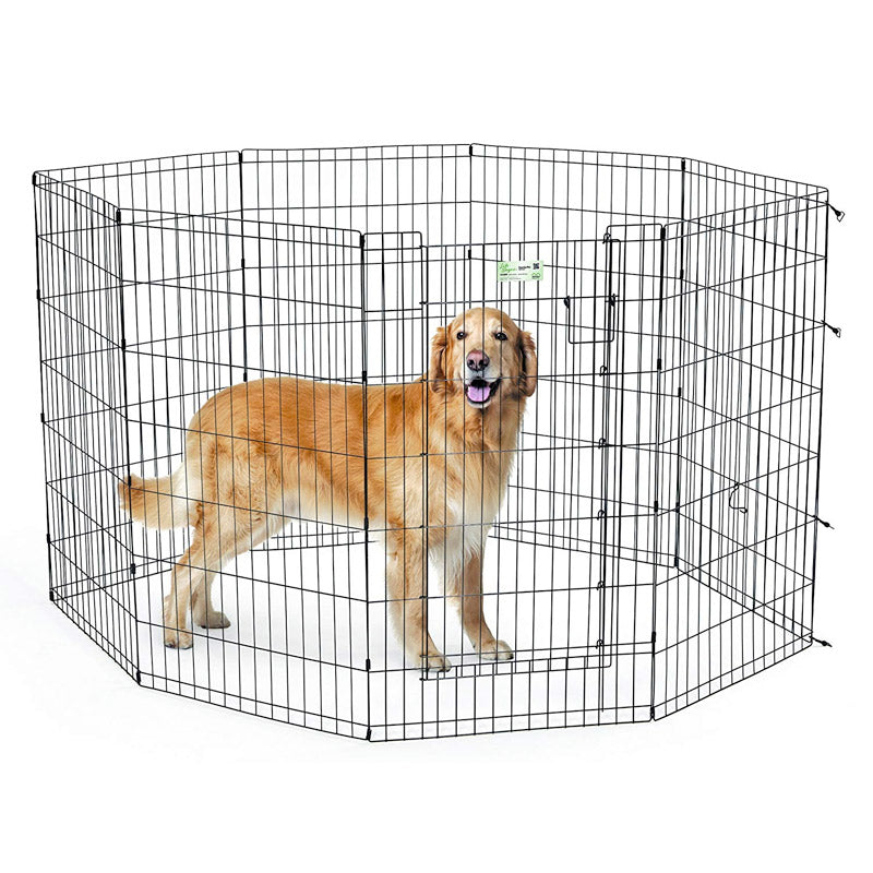 42″ Black Exercise Pen with Full MAX Lock Door