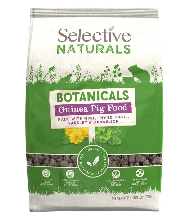 Selective Naturals Botanicals Guinea Pig Food - 1.5kg
