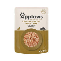 APPLAWS CAT CHICKEN WITH LAMB 70G JELLY POUCH (70G-NA)