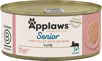 APPLAWS CAT SENIOR TUNA W/SALMON IN JELLY TIN (70G-NA)