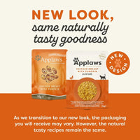 Thumbnail for Applaws Chicken with Pumpkin in Broth Wet Cat Food 70g Pouch - 70G