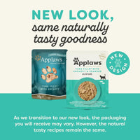 Thumbnail for Applaws Tuna with Anchovy & Seaweed in Broth Wet Cat Food 70g Pouch - 70G